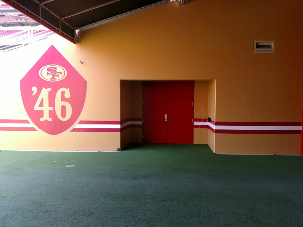 Commercial Wrap Install - 49ers NFL - Levis Stadium - Santa Clara CA