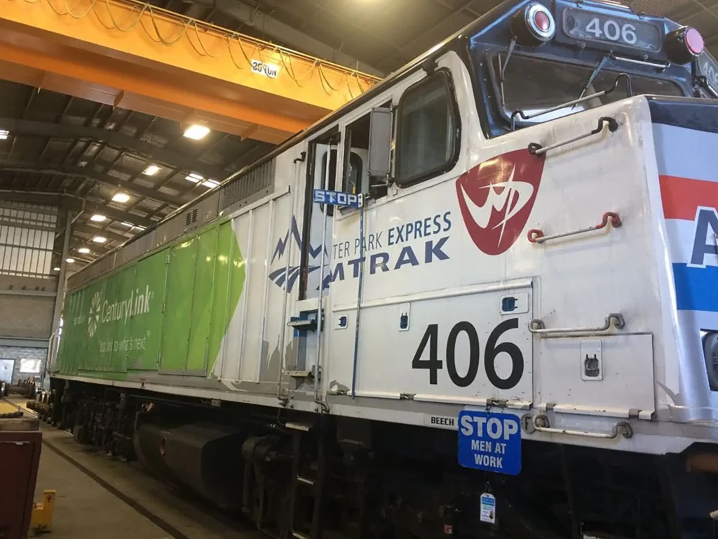 Commercial Wrap Installation - AMTRAK - San Francisco CA